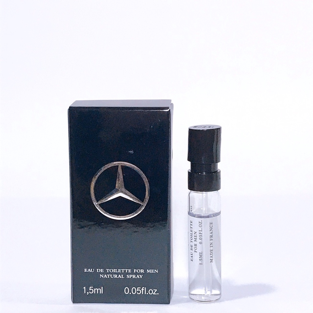 【售完】【原廠公司貨】Mercedes Benz Man Grey 賓士輝煌之星男性淡香水 1.5ml 針管 S129