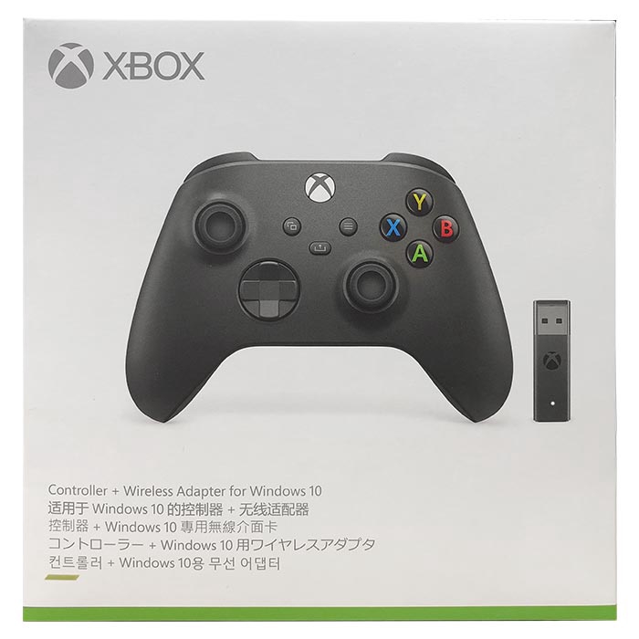 【Xbox】【周邊】Xbox 無線控制器 黑色 +  專用無線介面卡【普雷伊】