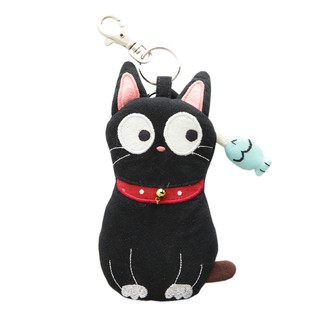 【Kiro貓】小黑貓 拼布包 拉鍊 小物收納/鑰匙零錢包【820054】