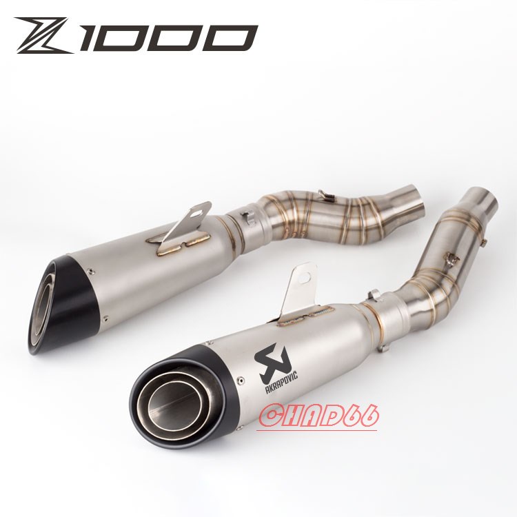 CDMOTO 機車改裝排氣管消聲器Z1000排氣管 2010-2016年 Z1000SX Z1000R