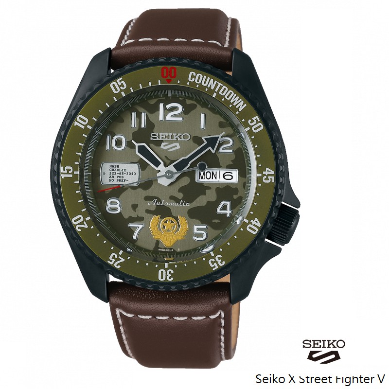 SEIKO全新原廠貨Sports x 快打旋風 KEN 聯名限量機械錶自動上鍊腕錶SRPF21K1- 蓋爾