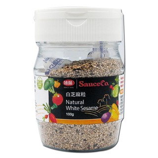 【味榮】白芝麻粒100g <有效日期:2024/10/05>