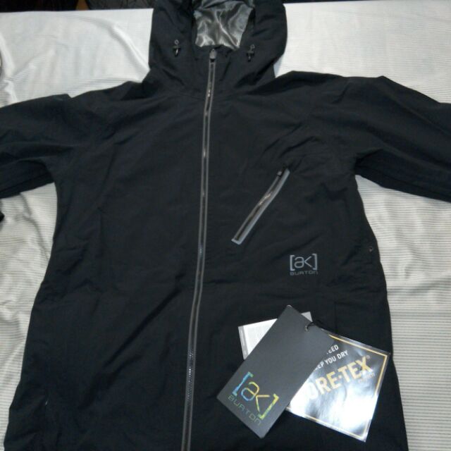 Burton [ak] 2L Cyclic JK Jacket Gore-Tex防水防風滑雪帽外套 男黑色 防潑水 防雨