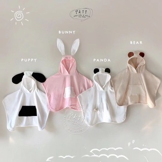 現貨。ATreebabykids x IKII 小動物造型斗篷浴巾