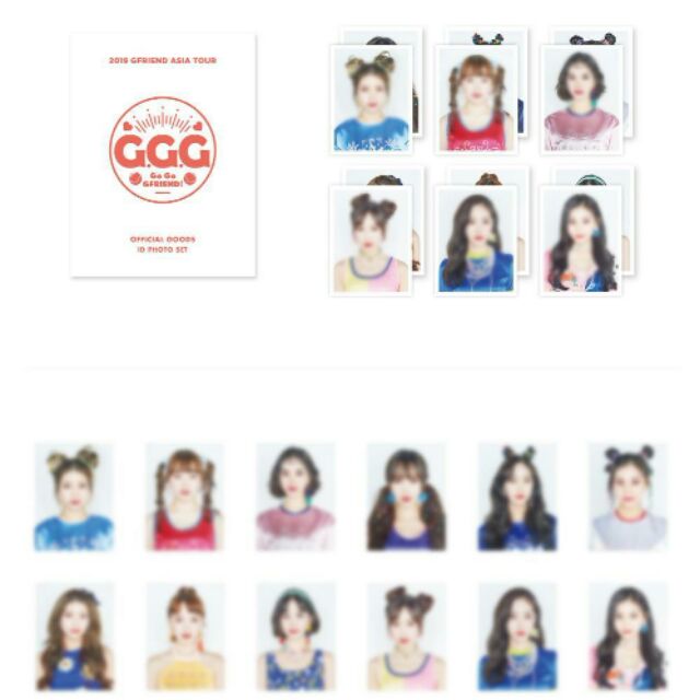 gfriend ggg 演唱會 週邊 證件照 大頭貼 可議 Yerin Sowon Yuju Umji