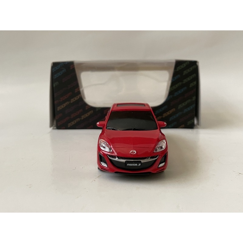 1/43 模型車 Mazda 3 紅色微笑馬三