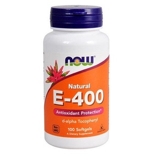 【喵喵喵】現貨 自製貓食新增用 now 天然 維他命 / 維生素E E-400 100顆(軟膠囊 裡面為液狀)