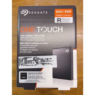SEAGATE希捷 One Touch SSD 500GB USB 3.2 Gen 2(USB-C)外接式行動固態硬碟-