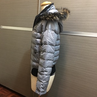 全新Edwin Something 格紋帶帽羽絨外套