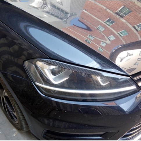 Volkswagen 福斯 VW Golf 7代 高7 Golf7大燈 頭燈 燈眉 碳纖維紋
