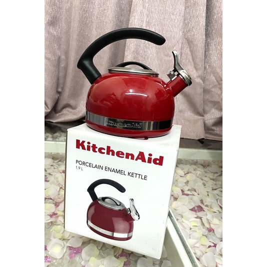 💝 KitchenAid 時尚琺瑯煮水壺💝1.9L/從未使用過/煮水也時尚