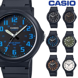 【CASIO】MW-240-2B 簡約俐落大三針/清楚的時刻MW-240系列/男用款/43mm【第一鐘錶】