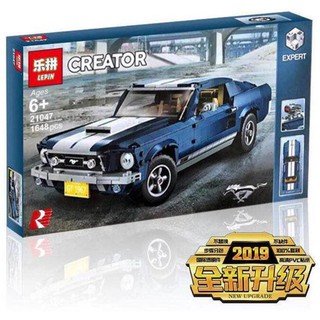 (第三方積木)樂拼21047 科技機械系列 賽車 福特野馬GT 跑車 拼裝積木