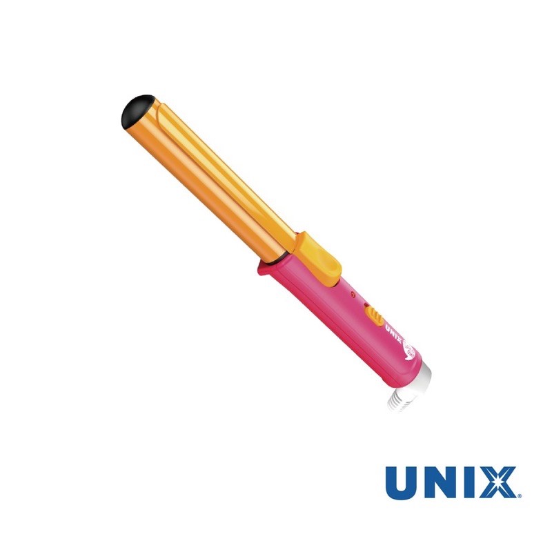 韓國 UNIX Take Out隨身造型系列 迷你捲髮棒-黃色 UCI-B2505TW