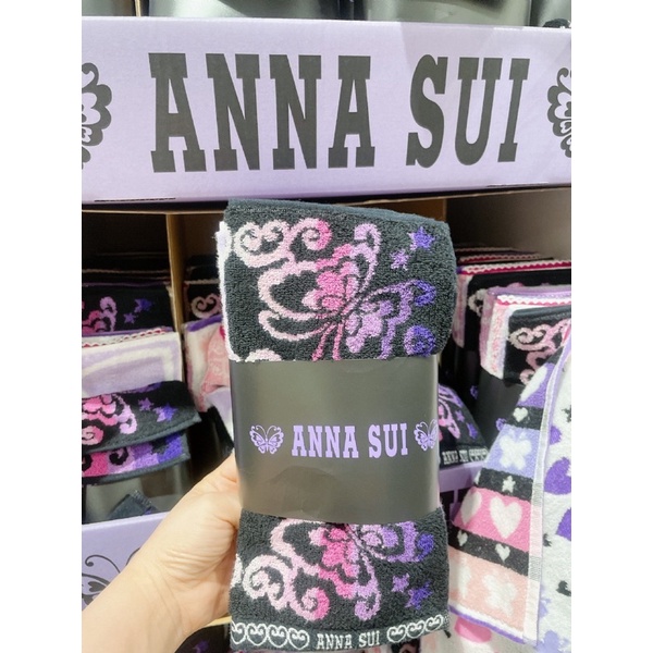 日本🇯🇵ANNA SUI 經典LOGO 小毛巾 6枚入