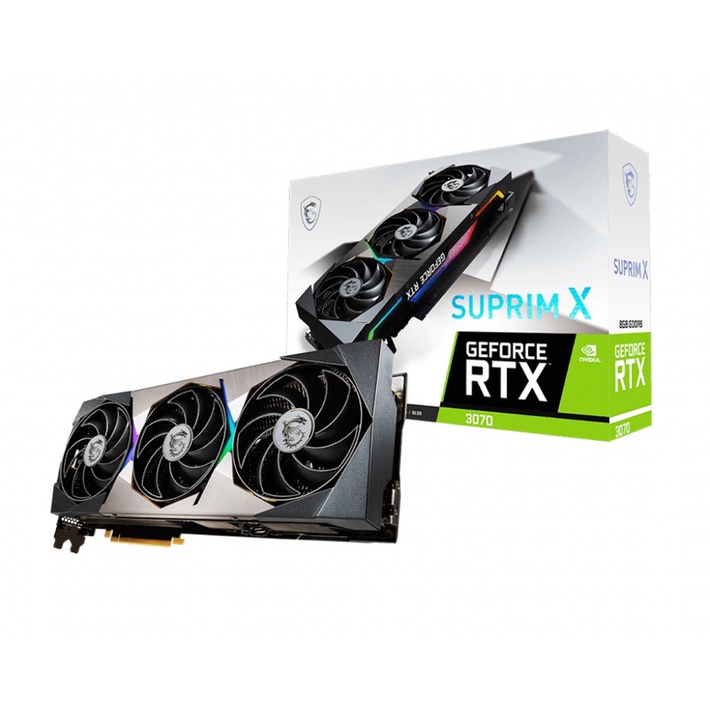 全新現貨 可刷卡 未鎖 GeForce RTX™ 3070 SUPRIM X 8G 顯示卡