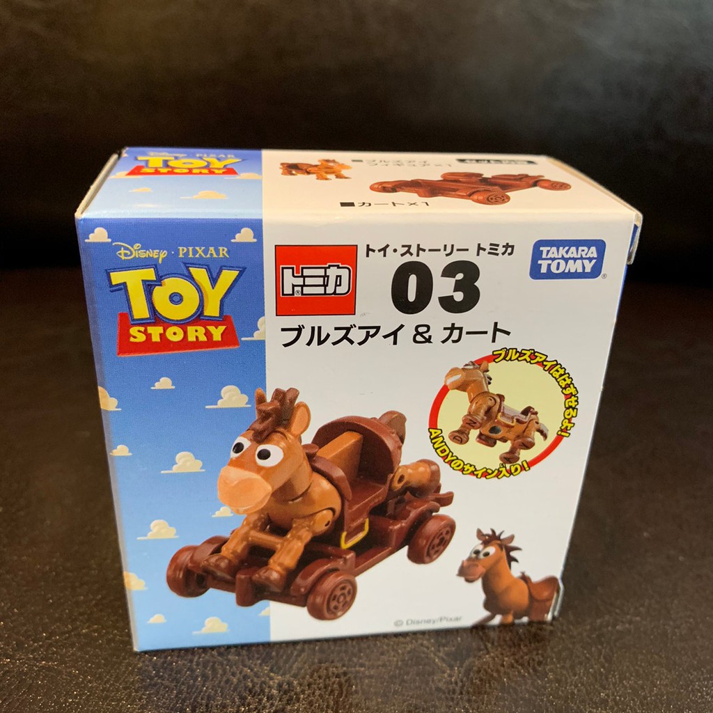 (現貨) 全新 TOMICA 小汽車 03 玩具總動員 紅心 &amp; 木製推車 DISNEY