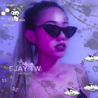 🦄EJAY.TW🦄現貨🏳️‍🌈三角個性造型復古墨鏡太陽眼鏡🏁