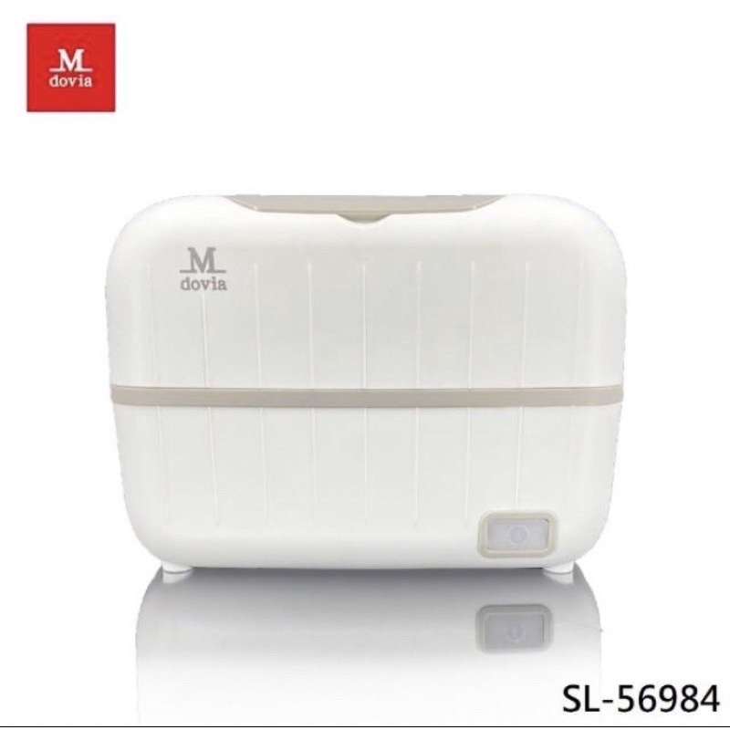 【Mdovia】個人攜帶式不鏽鋼蒸盤多用途電蒸氣餐盒SL-56984(蒸鮮盒/便當盒/外食族/陶瓷內鍋)
