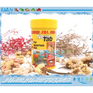 【魚店亂亂賣】德國JBL沉底飼料營養片100ml底棲鼠魚.燈魚.孔雀魚球魚.異型飼料60g 珍寶黏貼飼料NovoTab