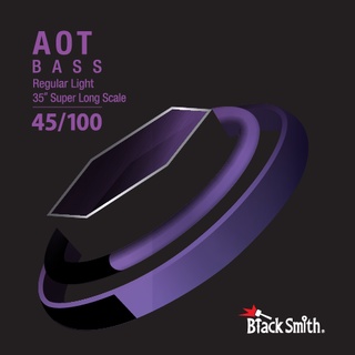 BlackSmith 貝斯弦 ANW45100 奈米碳纖維 AOT 薄包膜 35吋 4弦 韓國品牌【他,在旅行】