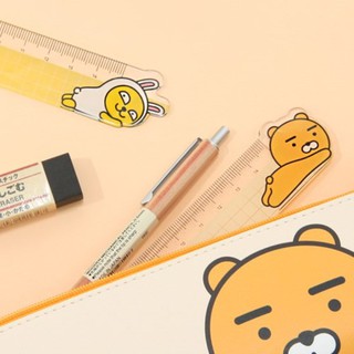 vouz ☄韓國KAKAO friends~ Ryan 屁桃 Muzi Tube 15cm 直尺 上課 辦公