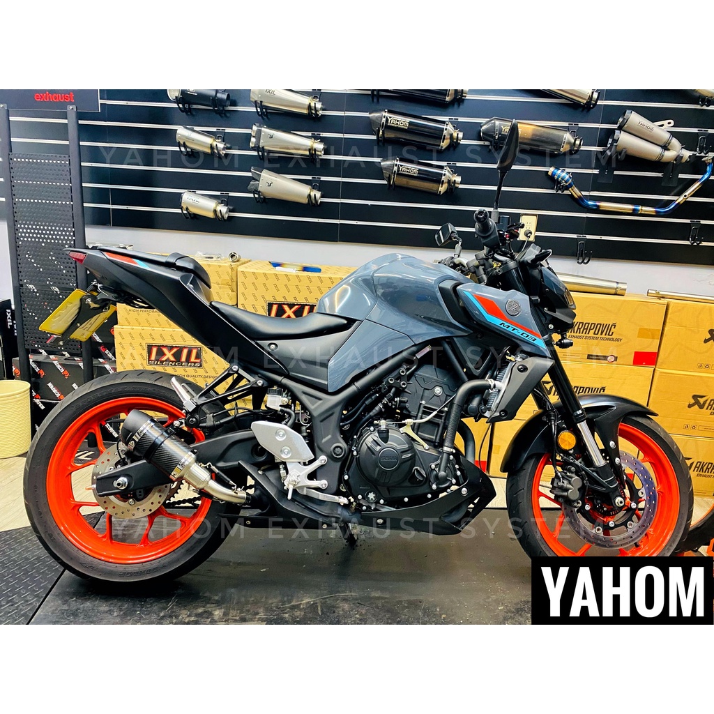 YAMAHA R3/MT03 改裝中尾段排氣管 SC/蠍子管/吉村/英國蠍 CB300R/CB650/MT09/MT07