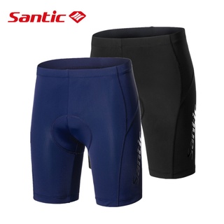 Santic 男士騎行短褲防震 4D 加墊透氣自行車自行車短褲