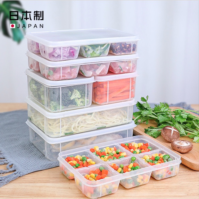 Le idea 樂德兒│日本精品 SANADA可直立6個保鮮盒-75ml  分格保鮮盒 六格冷凍保存盒 收納盒 冰箱收納