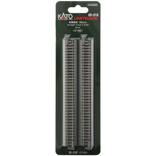 【中島商店】 N規 KATO 20-010 S186 單線直線軌道 186mm 4入