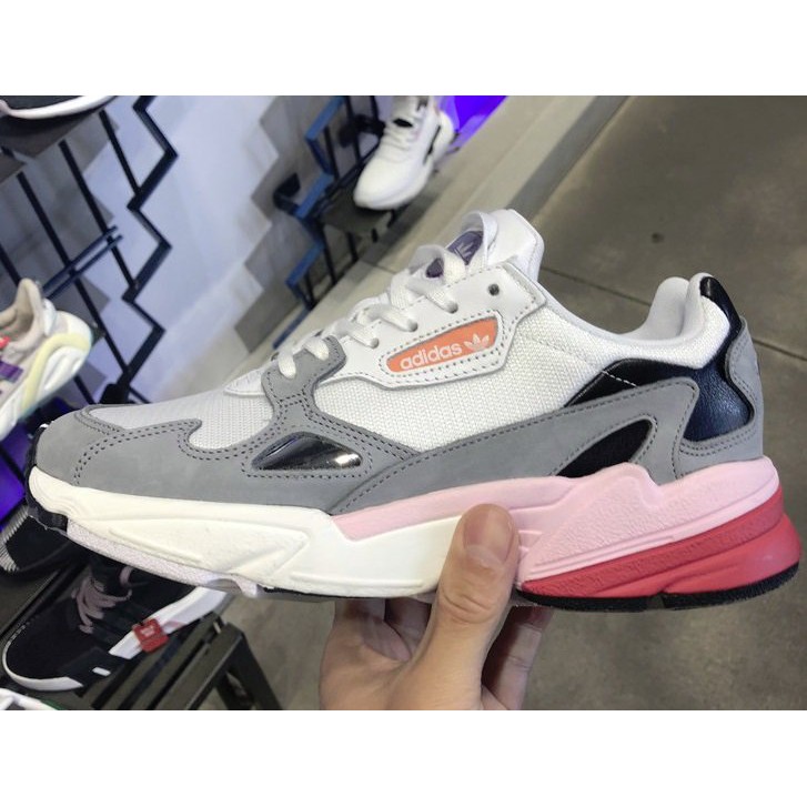 正品ADIDAS FALCON W CG6214 復古老爹鞋老爺鞋增高粉色有現貨| 蝦皮購物