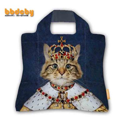 ▲預購▲超可愛貓咪賓士貓購物袋摺疊可收納環保袋提袋包包