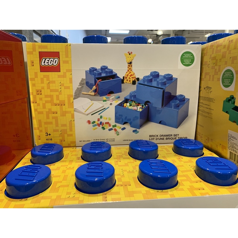 《COSTCO好事多代購》LEGO樂高抽屜收納箱 超值三件組