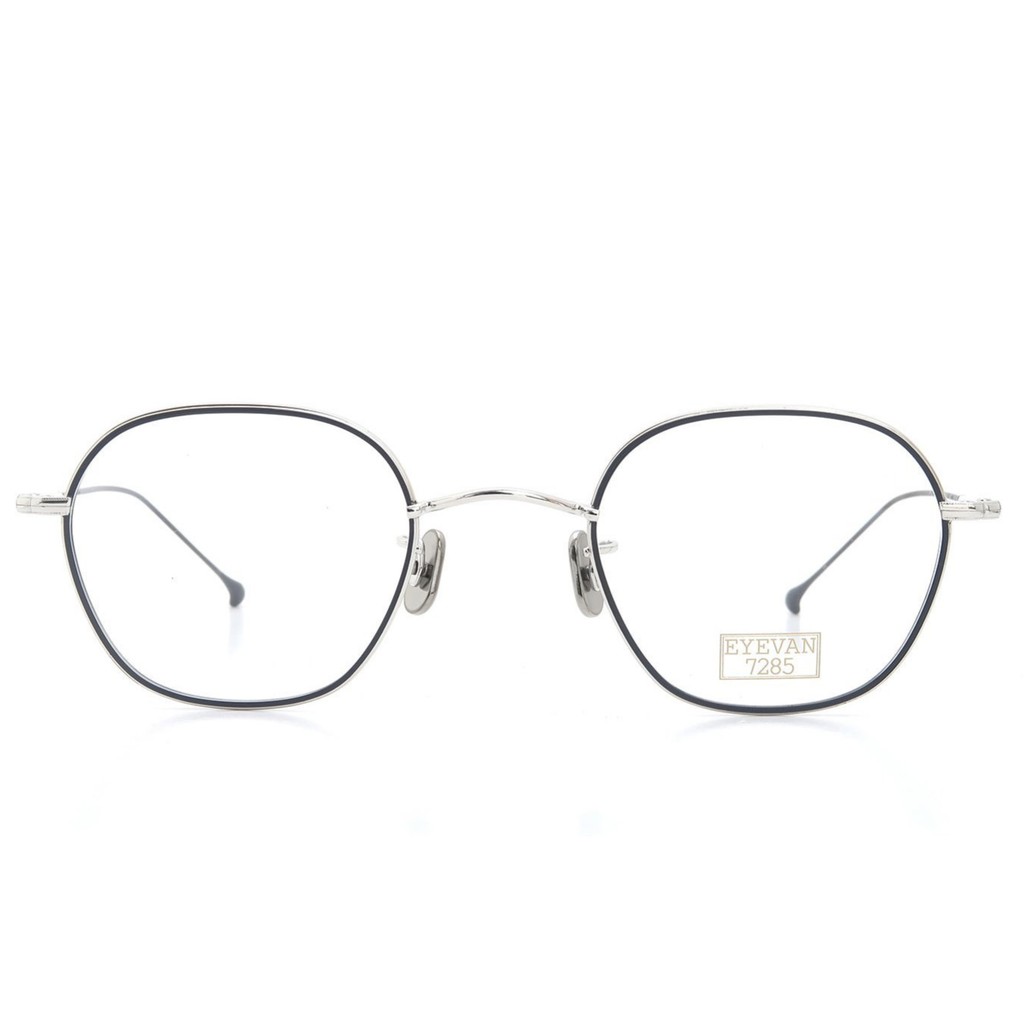 EYEVAN7285 眼鏡 151 8090 (灰/銀) 復古 鏡框 日本手工【原作眼鏡】