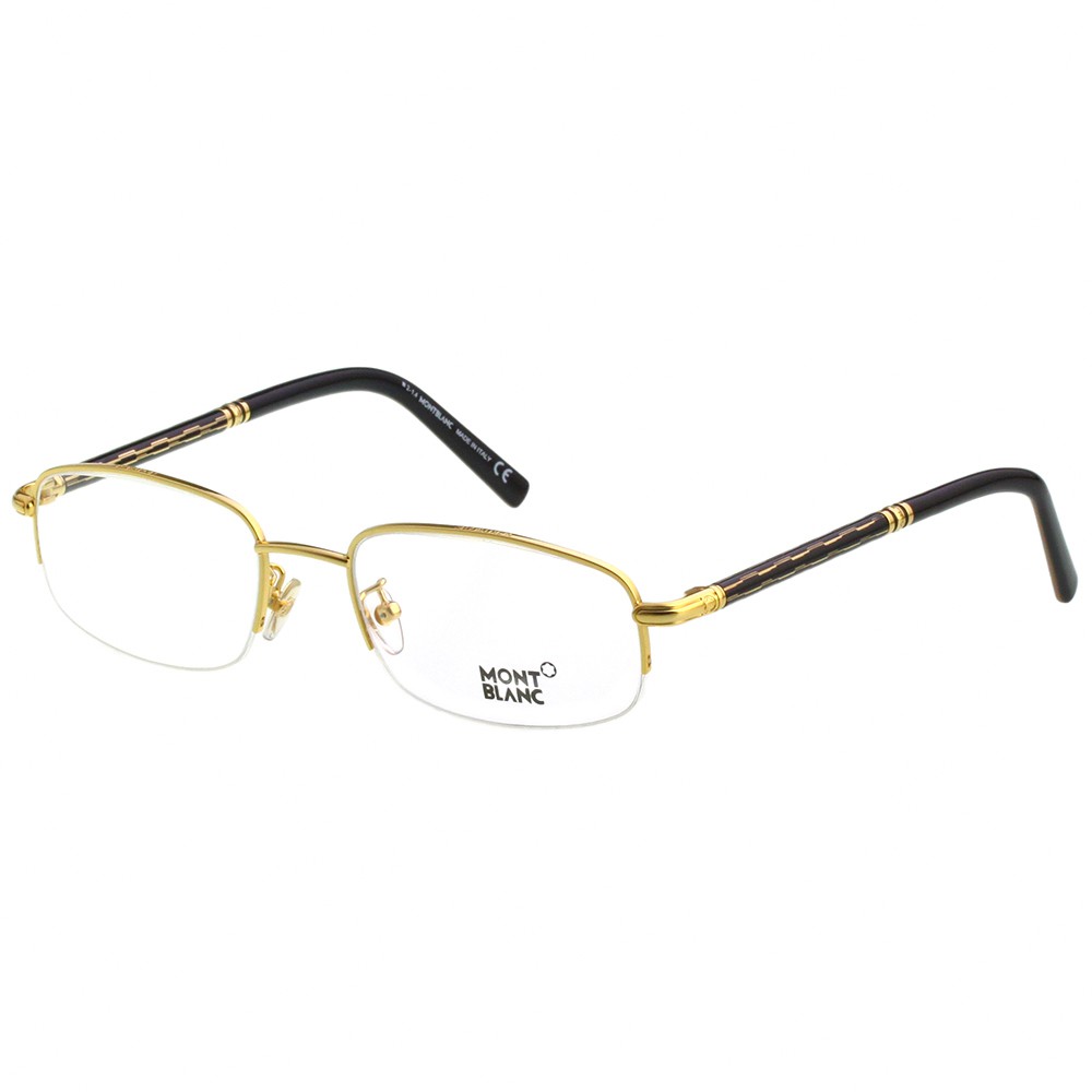 萬寶龍 MONTBLANC 鏡框 眼鏡(金色)MB500U