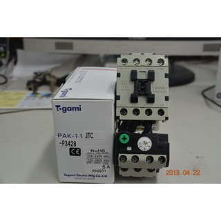 戶上Togami 日製 電磁開關、電磁接觸器 PAK-11JTC 日本製造 戶上電磁開閉器