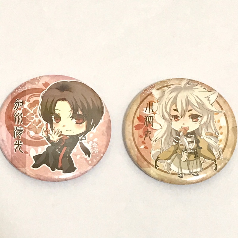 刀劍亂舞 刀劍 刀亂 刀剣乱舞 小狐丸 加州清光 別針 胸針 徽章 周邊 とうらんぶ 扭蛋 轉蛋 刀劍亂舞 刀劍 亂舞