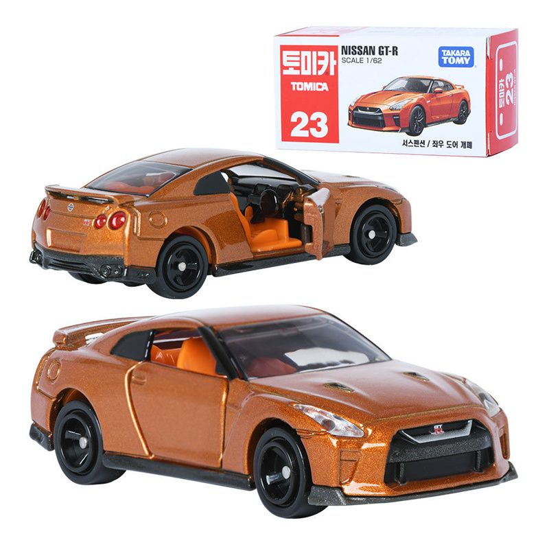 牛牛ㄉ媽*日本進口正版TKR TOMY 多美小汽車 模型小車 日產 NISSAN GTR 跑車 No.23  1/62 