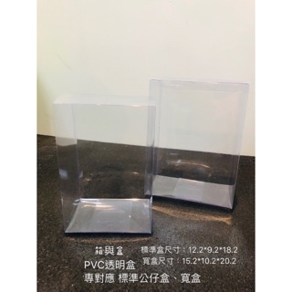 【箱與盒】●公仔保護罩系列●.標準盒寬盒,PVC盒,透明盒,包裝盒.塑膠盒金證公仔