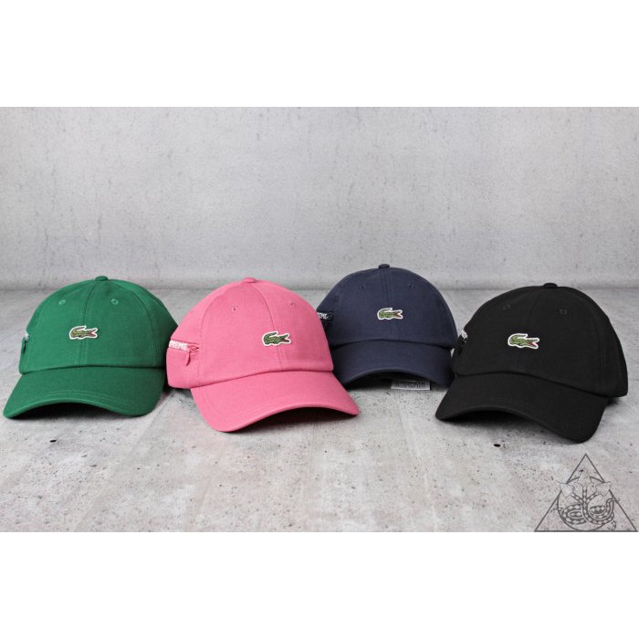 【HYDRA】Supreme Lacoste Pique 6-Panel 刺繡 老帽 鱷魚 拉鍊【SUP409】