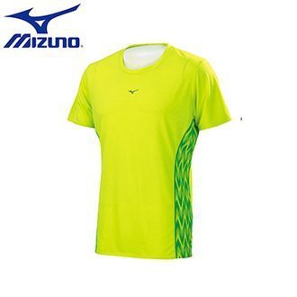 【只剩XL】MIZUNO 美津濃 路跑短袖T恤 J2TA650136(880) 亮綠