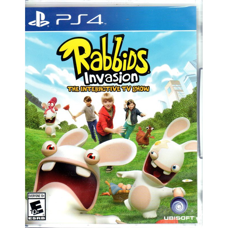 PS4遊戲 瘋狂兔子全面侵略 TV 互動遊戲 Rabbids Invasion 英文版 【魔力電玩】