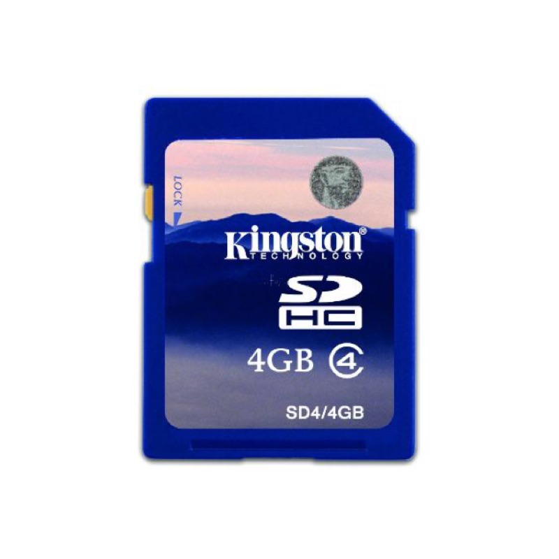 KINGSTON金士頓Class 4高速4GB SDHC記憶卡(SD4/4GB)