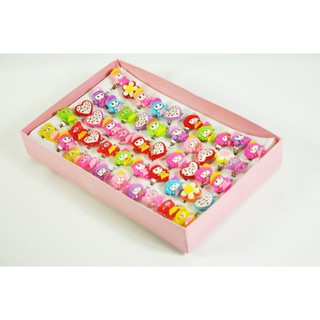 佳佳玩具 ----- 彩色糖果戒 可愛 兒童 卡通戒子 戒指 50入裝 飾品 禮品 【YF9536】