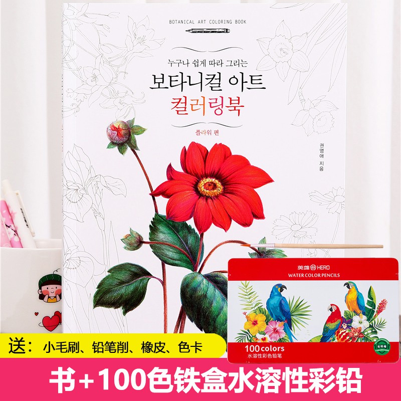 秋元 四季之花 舒壓著色本畫畫本塗鴉本塗色本大人成人減壓解壓塗色畫著色本塗鴉繪畫圖色本線稿