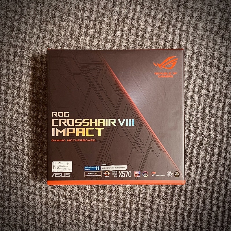 全新未拆 ROG CROSSHAIR VIII IMPACT C8I 主機板 免運