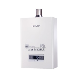 櫻花DH1670F LPG 16公升數位恆溫強制排氣熱水器(含全臺安裝) 大型配送