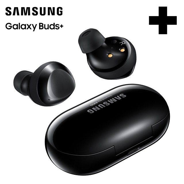 [全新現貨] Samsung Galaxy Buds+ 真無線藍牙耳機 (琺瑯黑)加贈矽膠保護套