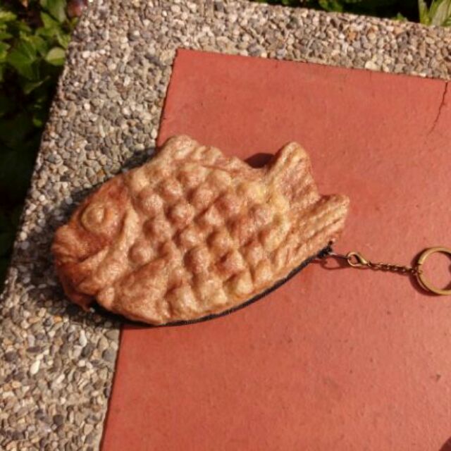 羊毛氈 手工鯛魚燒小包包 蝦皮購物