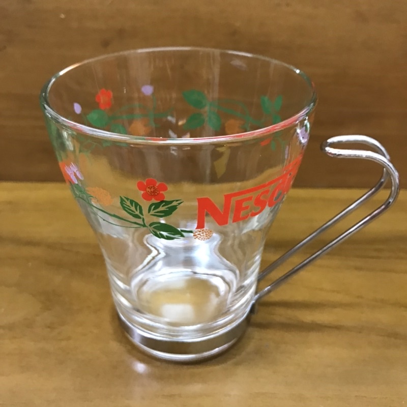 雀巢咖啡NESCAFÉ 玻璃碎花馬克杯